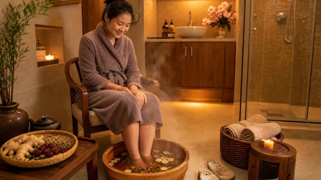A_young_Asian_mother_in_a_warm_cozy_bathroom_enjo-1778657833203.webp